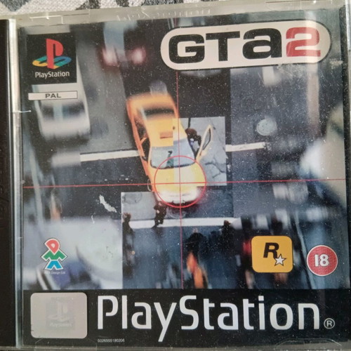 GTA2 Grand Theft Auto 2 PS1 game used with manual