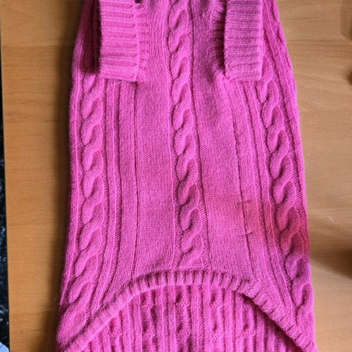 Benetton dog sweater 80% wool like new, 50 cm length