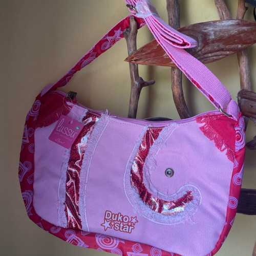 Pink Duko Star shoulder bag new with red bunny wallet