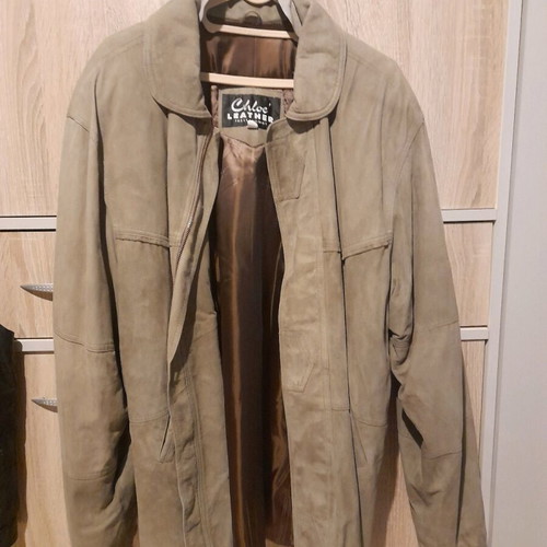 Chloe leather beige jacket size L in excellent condition
