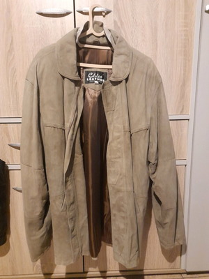 Chloe leather beige jacket size L in excellent condition