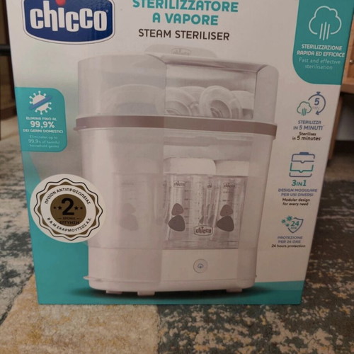 Chicco Baby Electric Bottle Steriliser SterilNatural 3 in 1 like new
