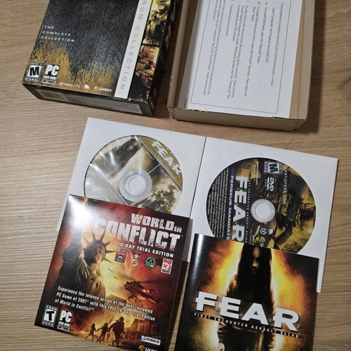 Fear Platinum Collection PC game like new, includes 3 titles