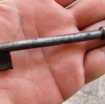 Vintage lock key used