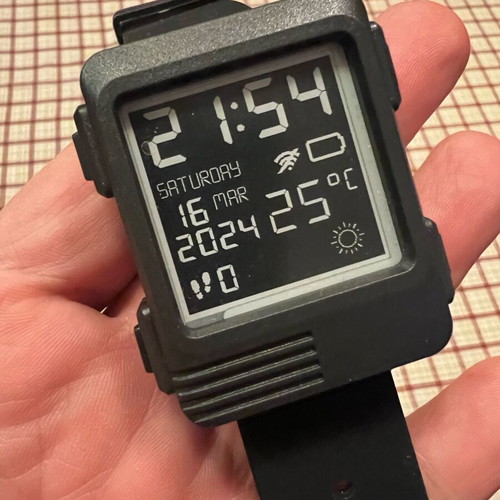 Watchy 10 e-paper watch like new