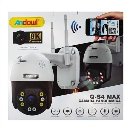 Andowl Q-S4 Max IP surveillance camera Wi-Fi 3MP Full HD+ waterproof with microphone new
