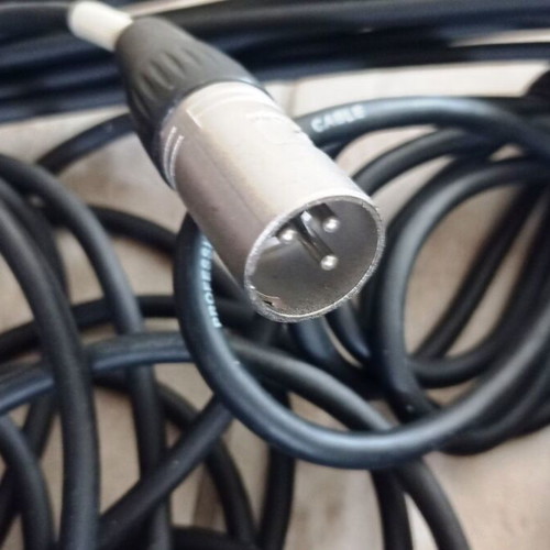 Set of 18 professional DMX cables 110 Ohm, various lengths