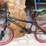 BMX Bullet bike, black, 20 inch wheels