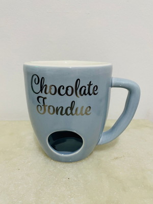 Butlers Chocolate Fondue Mug new ceramic with tealight holder