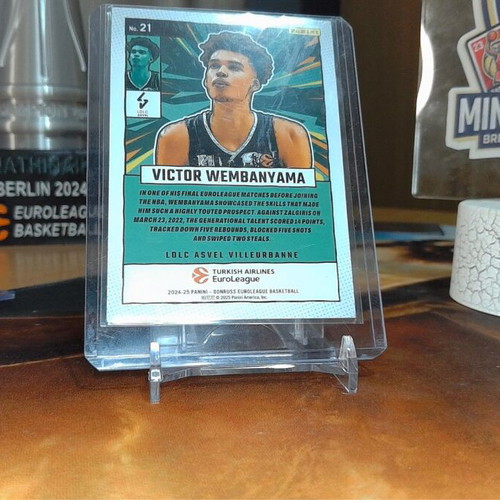 Victor Wembanyama Ultimate ASVEL EuroLeague Rookie Collection Lot 10 Cards like new