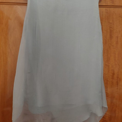 Silk blouse like new, grey and blue, size M-L