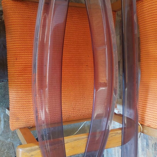 Car Wind Deflectors set of 3 tinted for Mitsubishi L200 2007 like new