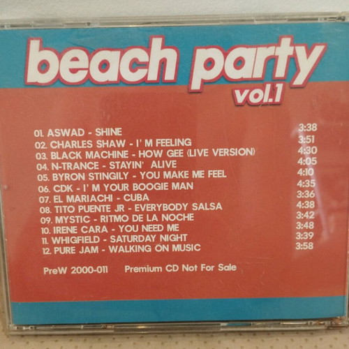 Beach Party Vol.1 CD used, electronic