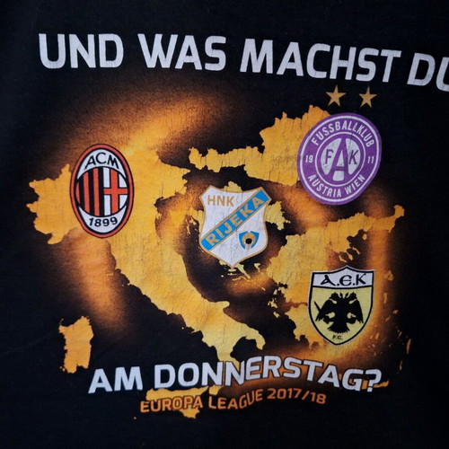 T shirt AEK Europa League 2017 used