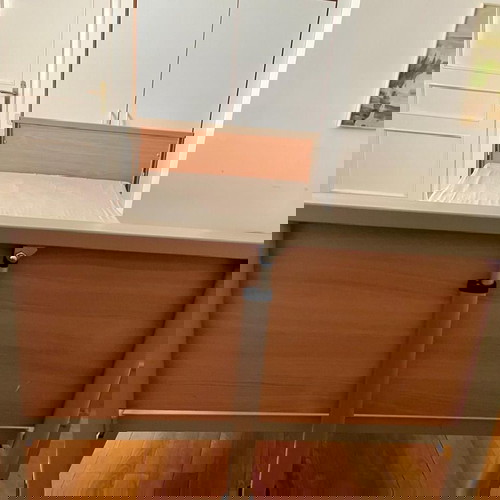 Νοσοκομειακό ηλεκτρικό κρεβάτι και αμαξίδιο μπάνιου σαν καινούργιο