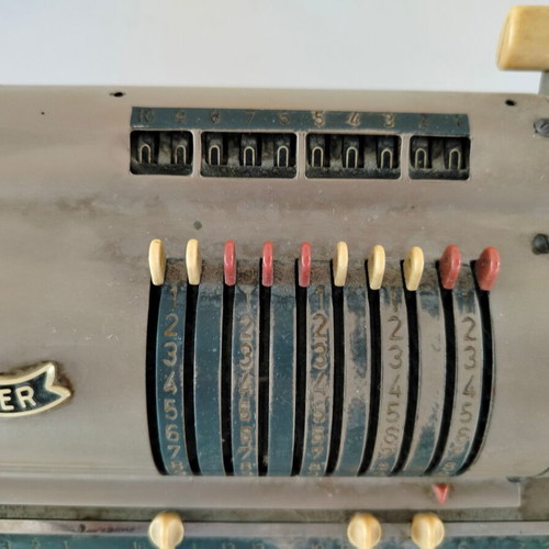 Walther Model WSR 160 mechanical calculator used, vintage 60s