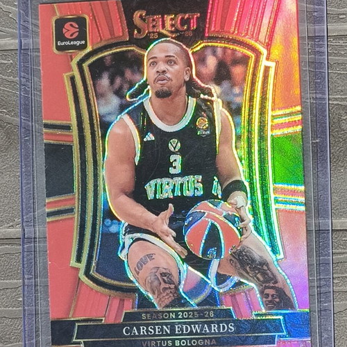 Carsen Edwards 2025-26 Panini Select Euroleague Basketball Card