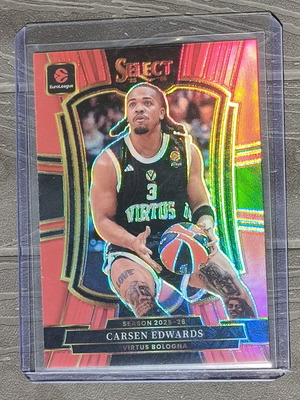 Carsen Edwards 2025-26 Panini Select Euroleague Basketball Card
