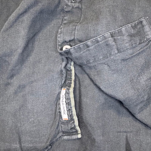 Marc O'Polo 100% linen shirt size M used, khaki green