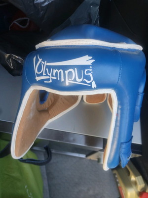 Olympus THAI PRO open face helmet PU blue used