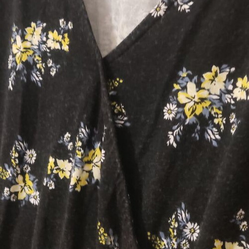 Long black viscose summer dress used, sizes Medium-Large-XL Bonprix