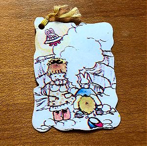 Vintage 80s anime kawaii gift tag Japan For you… Υπερσπάνια Ιαπωνική καρτούλα δώρου