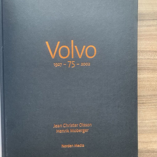 Volvo 75 Years 1927-2002 Hardcover Book like new, English