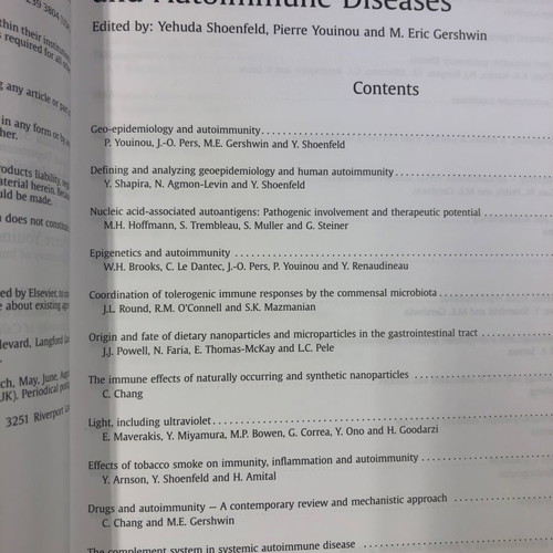 Book Geoepidemiology of Autoimmune Diseases new
