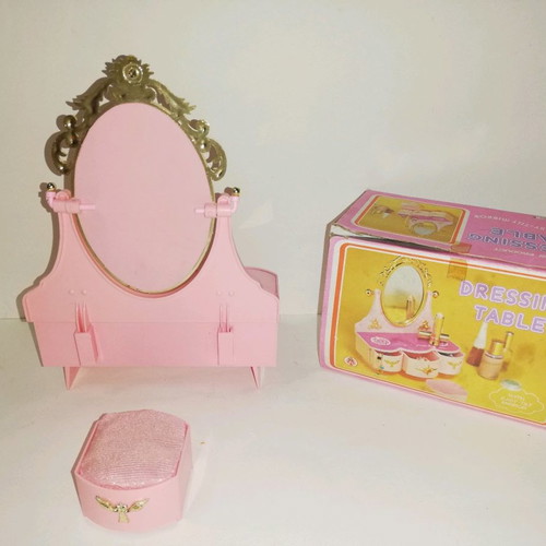 Vintage dressing table jewelry box used