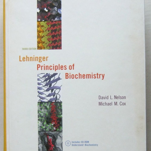 Lehninger Principles of Biochemistry hardcover in very good condition with CD-ROM