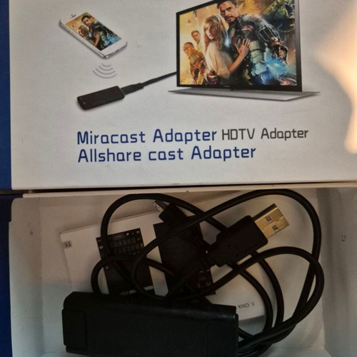 Miracast adapter allshare cast adapter like new, wireless TV connection with phone