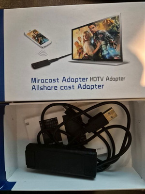 Miracast adapter allshare cast adapter like new, wireless TV connection with phone