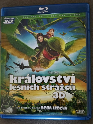 3D Blu-ray The Secret Kingdom of the Forest like new, 3 DVDs
