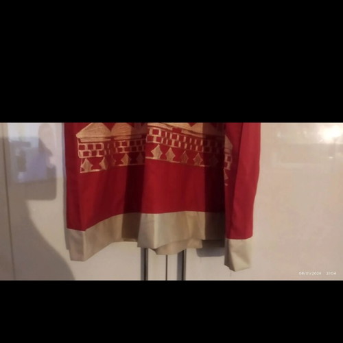 No Limit long boho dress like new, burgundy red with multicolor pattern