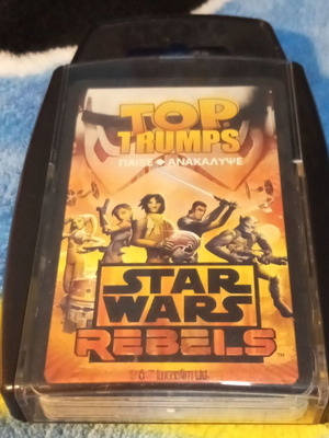 Παιχνίδι καρτών Top Trumps Star Wars Rebels μεταχειρισμένο