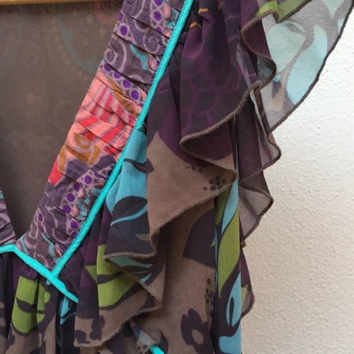 St Martins floral dress used, size S, multicolor