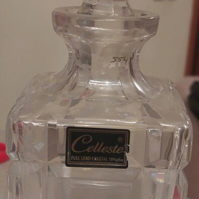 Celeste crystal carafe new