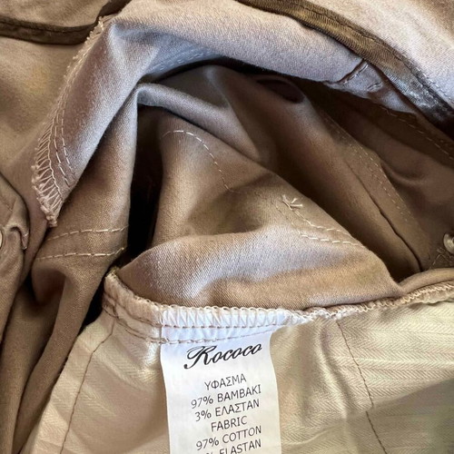 Rococo beige pants like new, size M 38 10