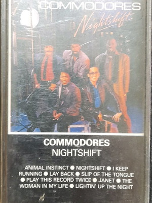 Κασέτα Commodores Nightshift μεταχειρισμένη, R&B / Soul