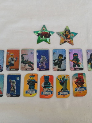 Πακέτο μεταλλικών ταμπελών με Lego Ninja, Gormiti, Brawl Stars, Battle Royale, Angry Birds