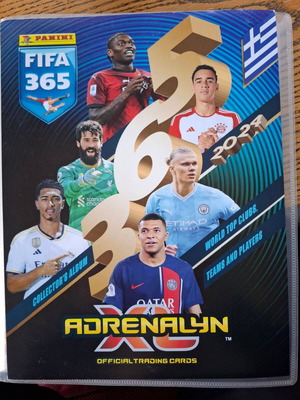 АЛБУМ FIFA 365 XL ANDRENALYN 2024 НА PANINI И ПОДАРЪК ИЗВЪНШНИ КАРТИ НОВИ