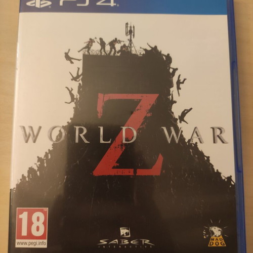 World War Z PS4 game like new, action adventure