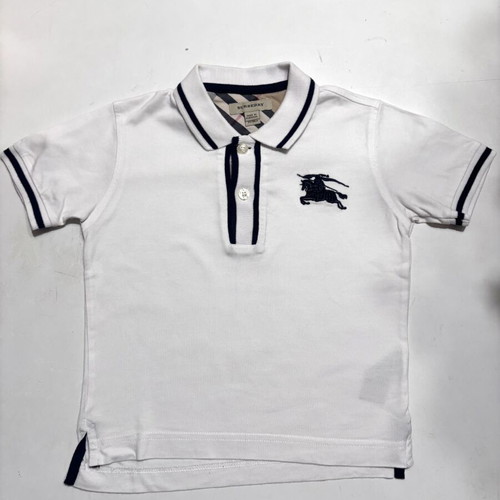 Burberry polo shirt for 3 years old used, white, size 98 cm