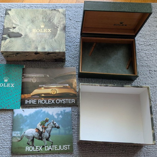 Rolex Datejust box original 1980s like new