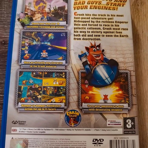 Crash Nitro Kart PlayStation 2 used in excellent condition with box and manual