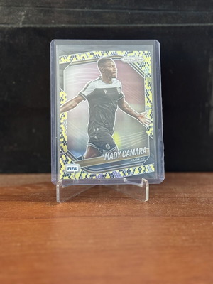 2025 Panini Prizm FIFA Mady Camara Snakeskin SP card PAOK