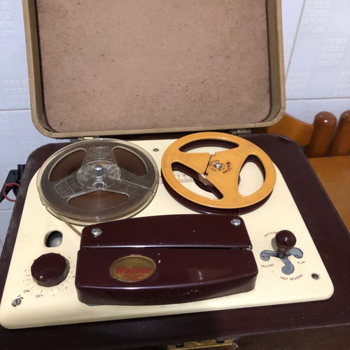 Walter vintage reel-to-reel tape recorder used