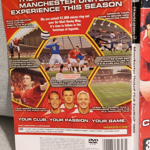 Manchester United Club Football 2005 PS2 used