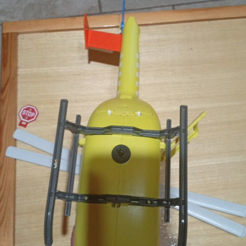 Playmobil EKAB Helicopter like new, missing some parts