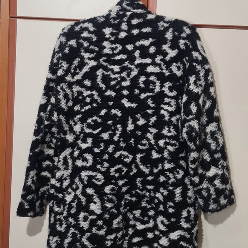 MNG Women's Coat Jacket like new, XS, black and white